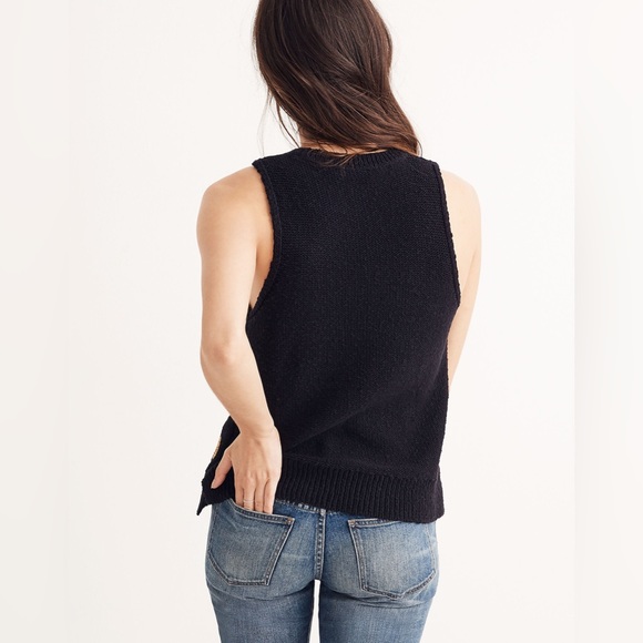 Madewell | Embroidered Floral Sweater Tank XS - Picture 3 of 7
